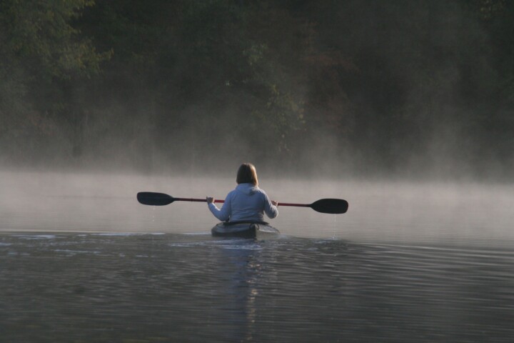 Kayak in Mist